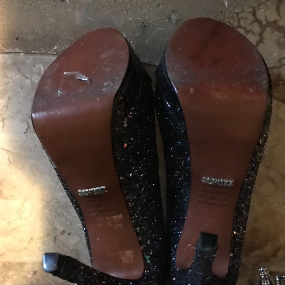 Shultz Shiny Heels Sz 5 - Picture 15 of 16